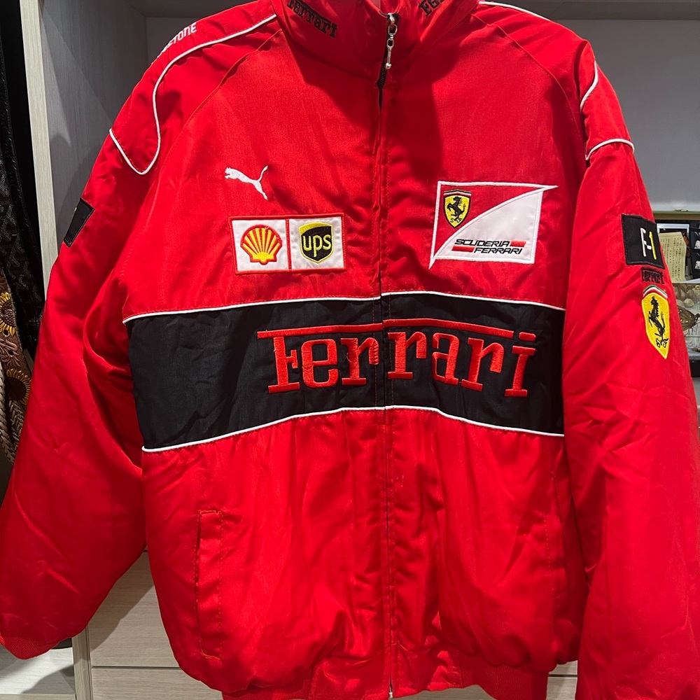 DUPE Red Ferrari racing Jacket